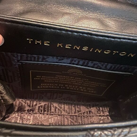 Kurt Geiger Mini Kensington Drench Bag Leather Black - Picture 4 of 9